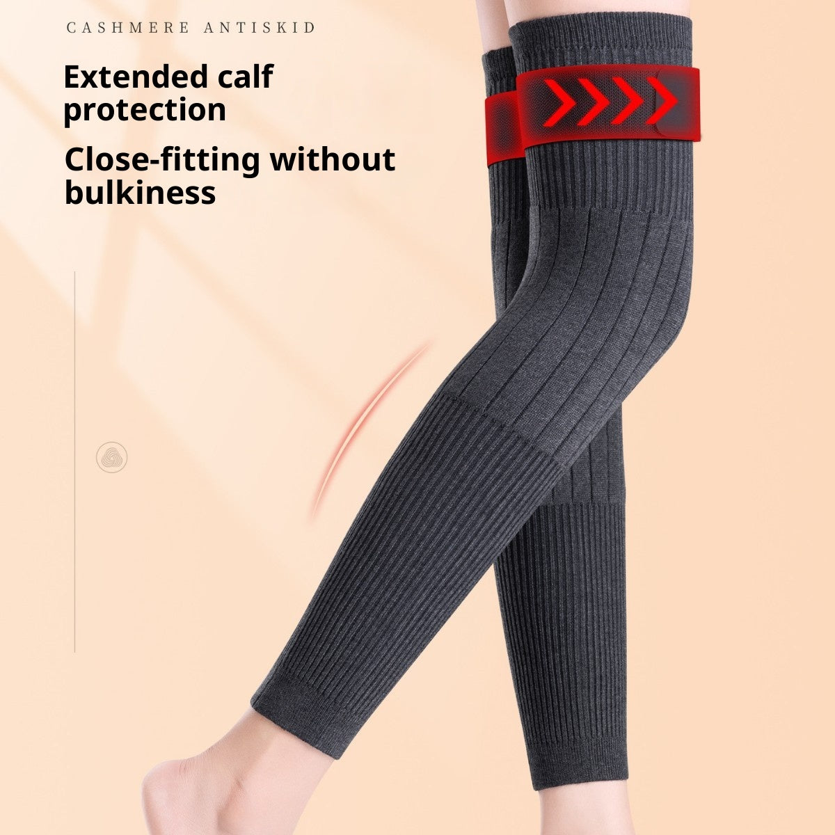 Universal Cold-proof Warm Knee Pads Elastic Windproof Thick Knee Protector Wraps Leg Soft Knee Protective Cover Injury Recovery