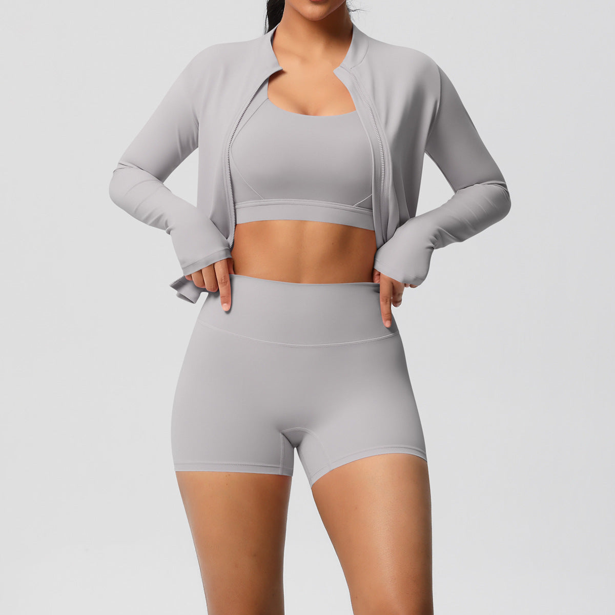Three Items Leisure Pilates Running Fitness And Yoga