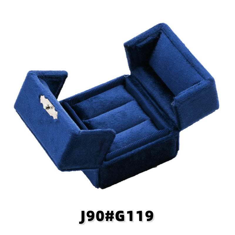 New Valentines Day Gift Pair Ring Jewelry Storage Box