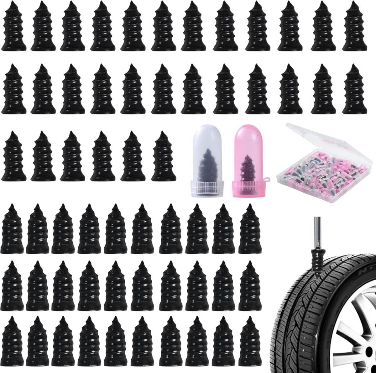Glue Plugs Outdoor Bicycle And Car Tire Repair Tool