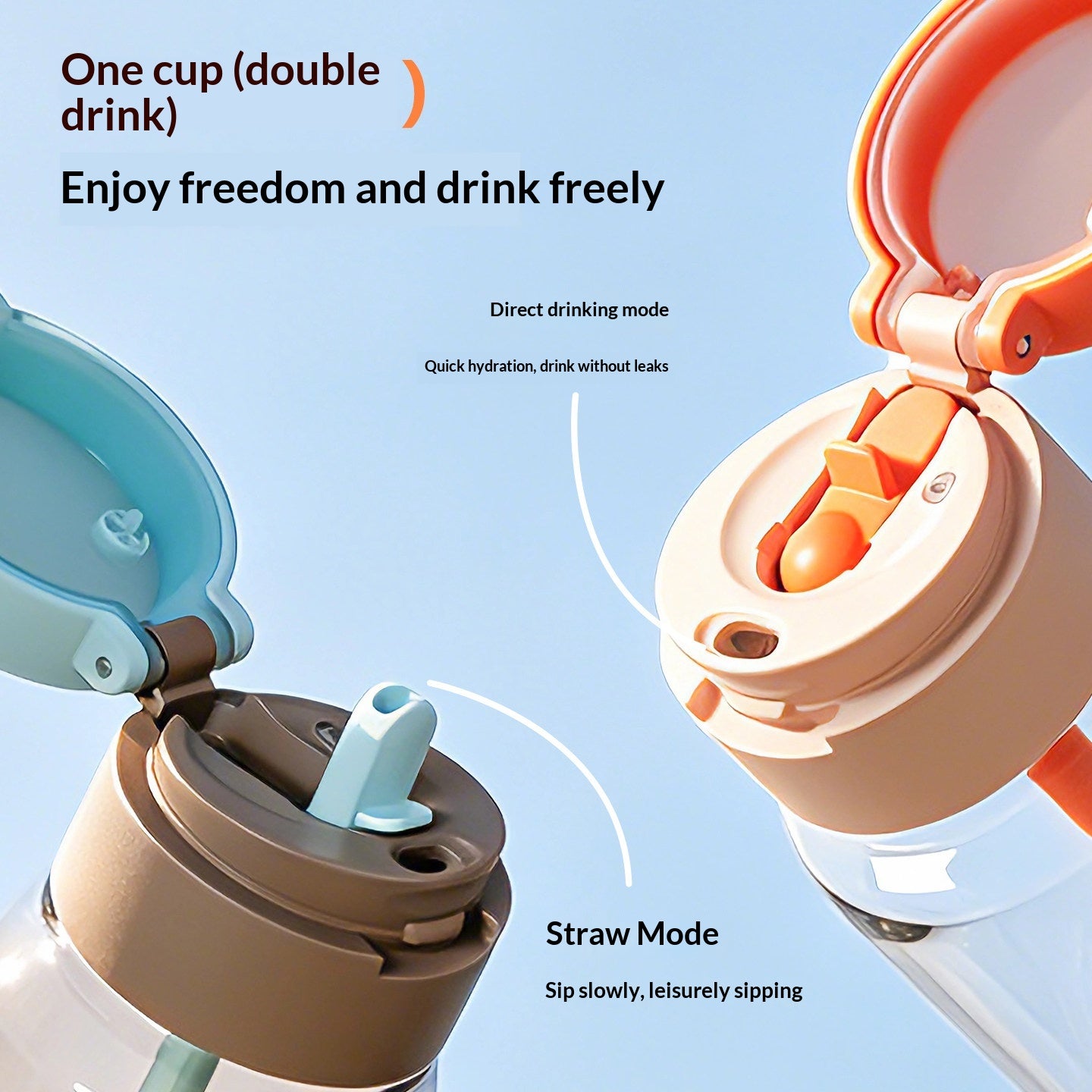 Portable Water Bottle Summer On-the-go Fruit Tea Cup
