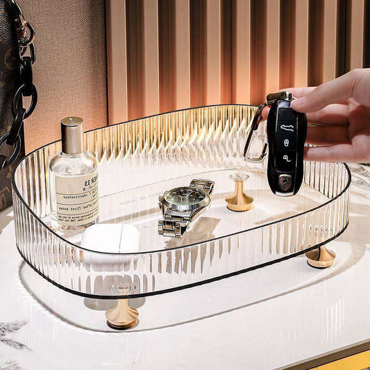 Light Luxury PET Storage Tray Living Room Coffee Table Wash Basin Finishing Box