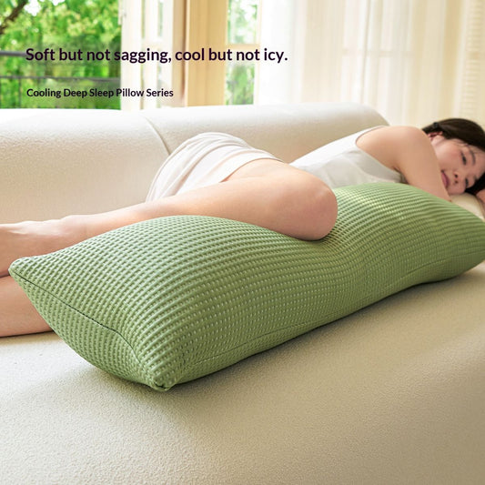 Long Cushion Pillow Ice Silk Cooling Summer Style