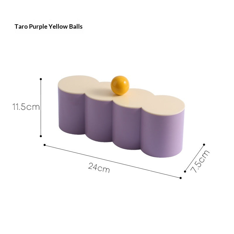 Dustproof Storage Box With Lid For Dressing Table Makeup Brush Holder