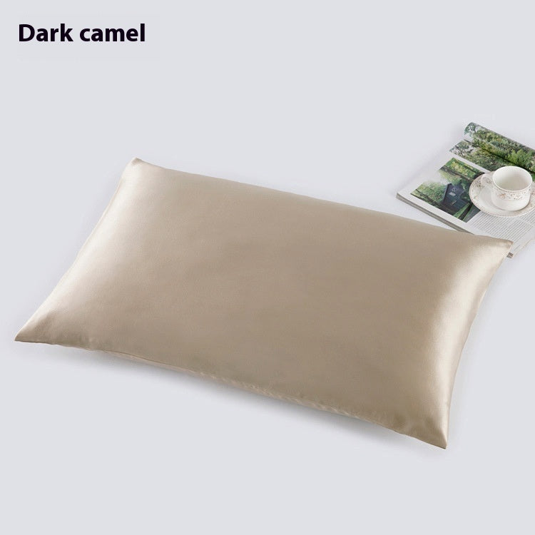 Plain Beauty Silk Hair Care Sleep Comfortable Thickened American Simple Double-sided Silk Pillowcase