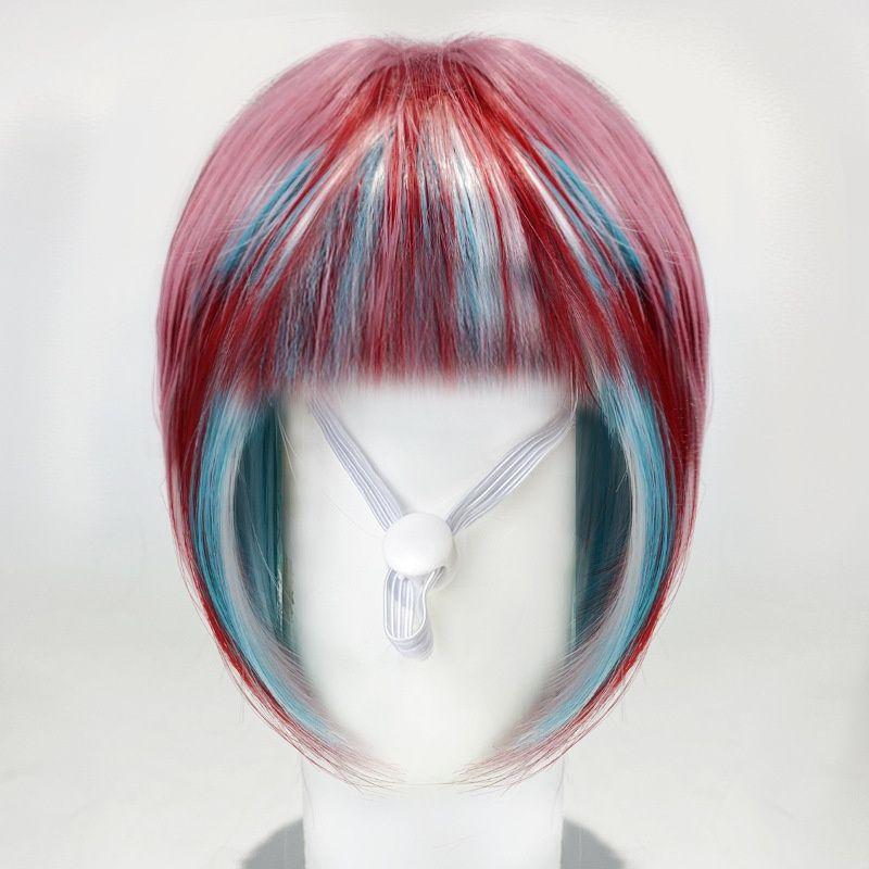 Vibrant Multicolor Long-hair Party Costume Dreamy Styling