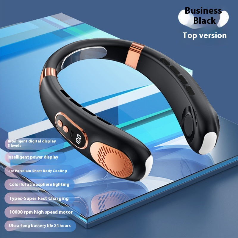 Hanging Neck Fan USB Charging Lazy Outdoor Portable Mute