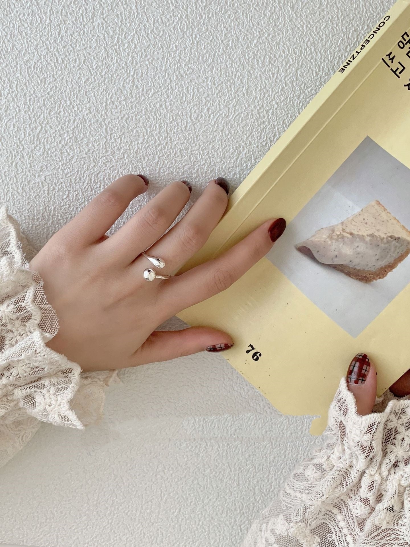 Korean Heavy Industries Sterling Silver Ring For Women