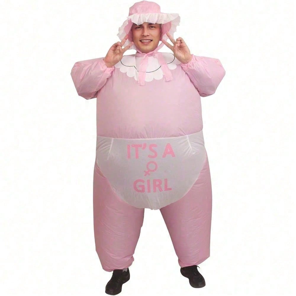Perfect Valentine Gift Inflatable Costume For Adults With Pump Hilarious Blow Up Halloween Party Outfit, Group Costumes For Bachelorette Birthday Sporting Events, One Size Fits Most