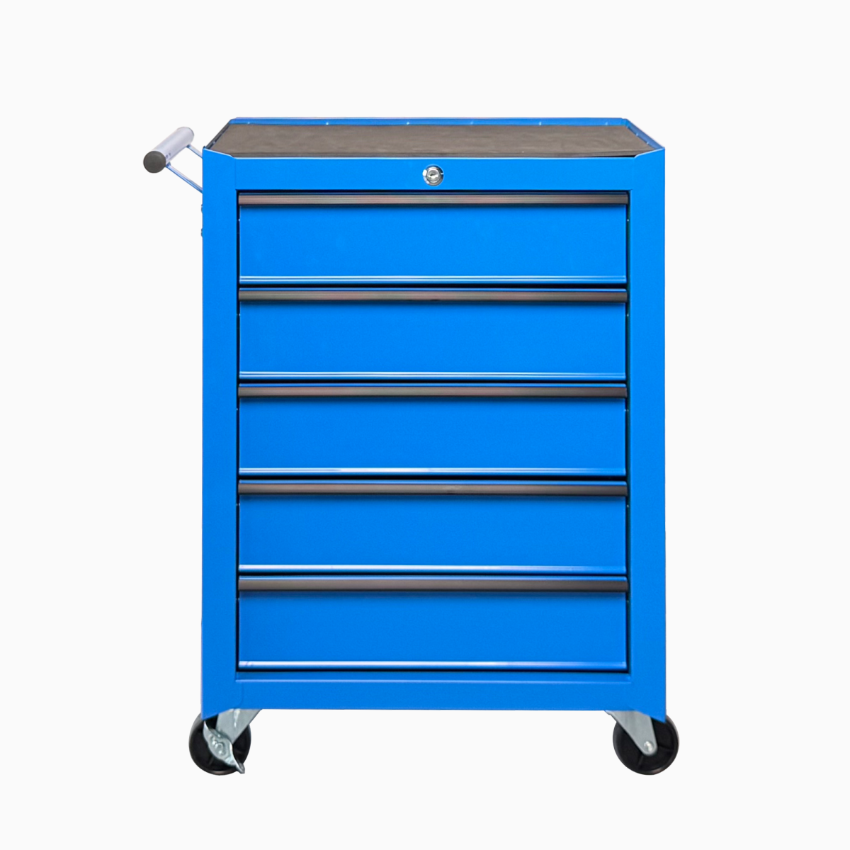 Rolling Metal Tool Chest With 5 Drawers, 20inch 5-Drawer Tool Chest Cabinet With Ball Bearing Drawer Slides, Steel Tool Storage Box Organizer -BLUE