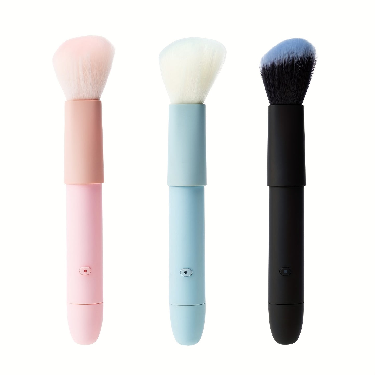 10-Mode Vibrating Makeup Brush And Body Massager, Detachable Brush Head Turns Into Personal Massager, Waterproof And Rinse-Safe, Hand-Friendly Silent Vibration, Perfect Gift For Women, Her, And Coupl