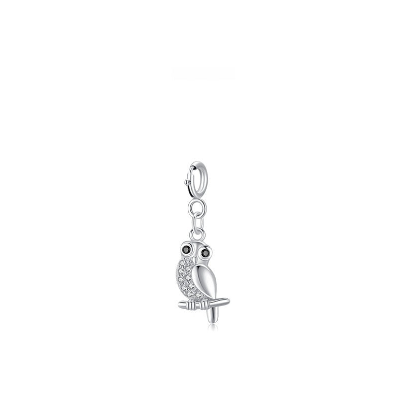 Sterling Silver Fashionable And Minimalist Pendant Korean-style Sweet And Adorable
