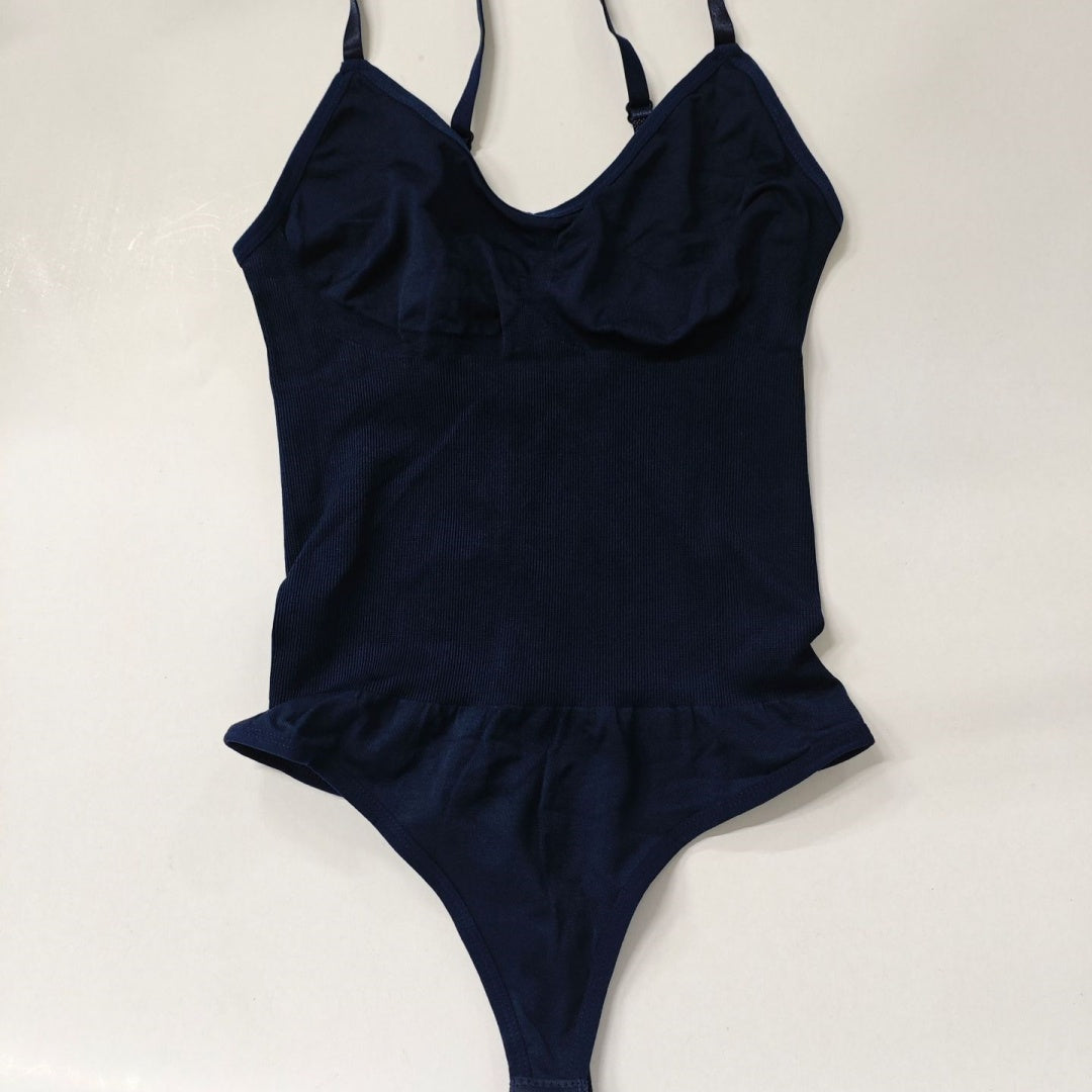 Seamless Body Shaping Jumpsuit With Abdominal Compression And Hip Lifting