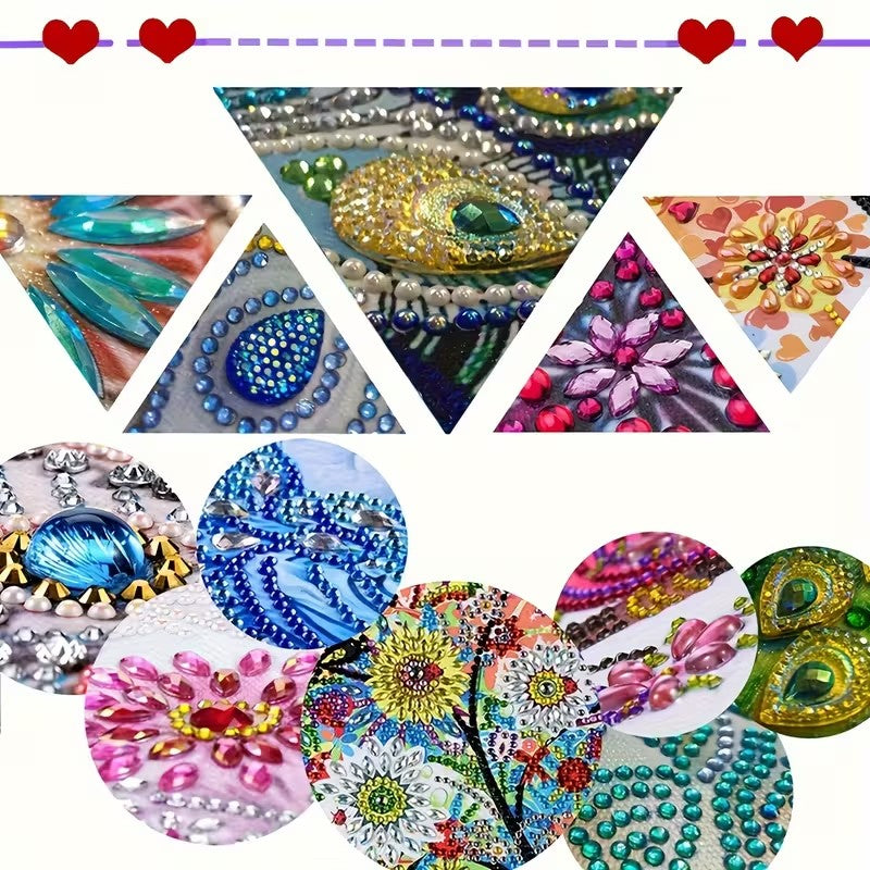 DIY Diamond Painting Kit Birthday Card Kit, Unique Hedgehog Pattern Design, Water Diamond Painting Art Mosaic Postcards, Festival Cards Perfect For Families, Friends, And Lovers, Handmade Gifts