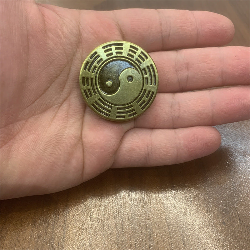 Metal Clacking Coin Stress Relief Toy EDC Fidget Popper For Anxiety Relief - Blind Box Gift For Teens And Adults Satisfying Click Sound Sensory Tool