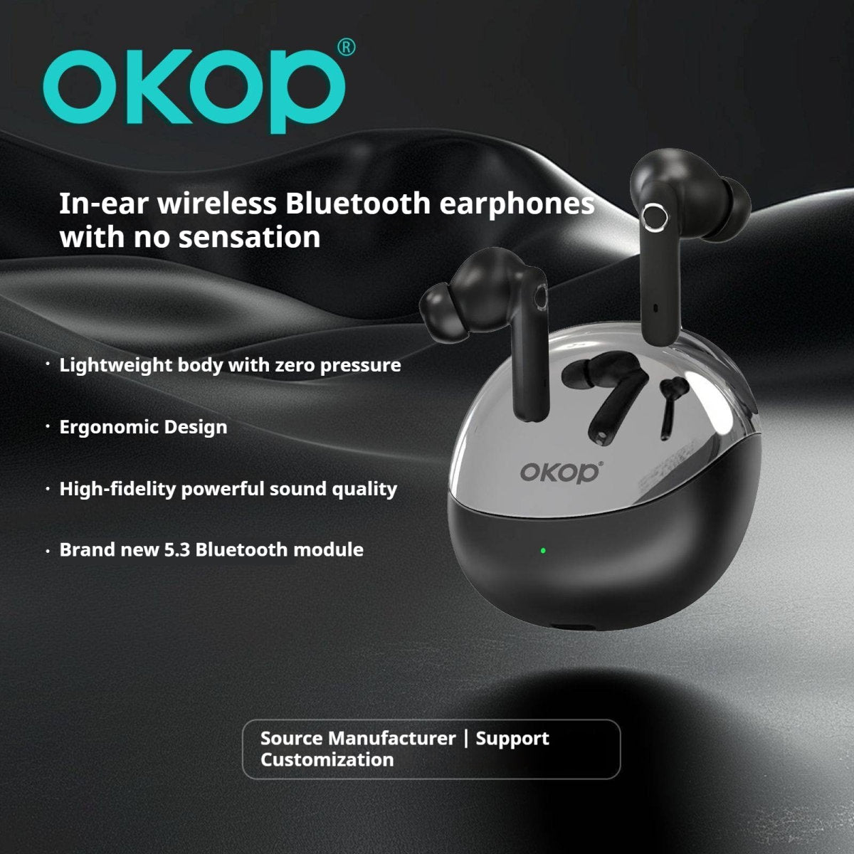 KP-209 Best-Selling Wireless Bluetooth Earbuds Semi-In-Ear Minimalist Design Low-Latency Gaming Noise-Canceling Calls Long Battery Life In Stock