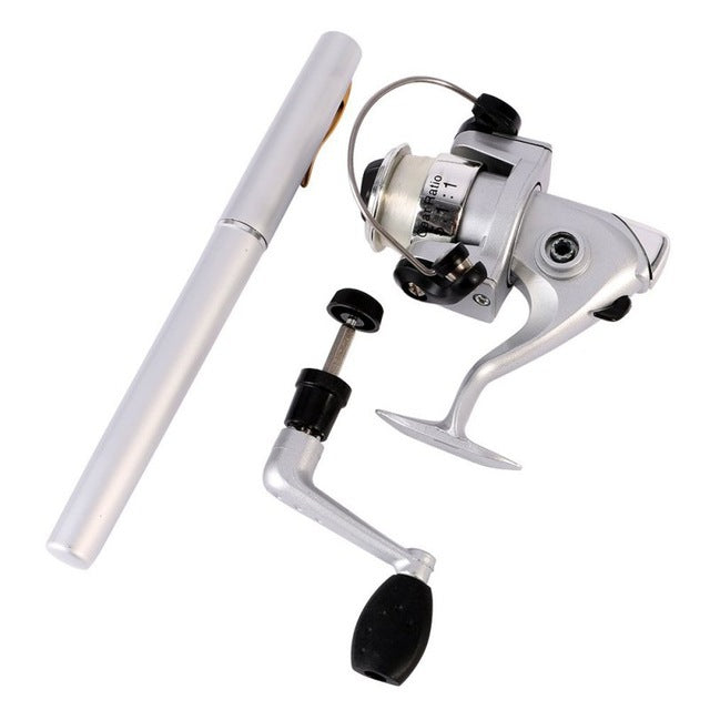 Pen Type Fishing Rod Spinning Wheel Feeding  Line