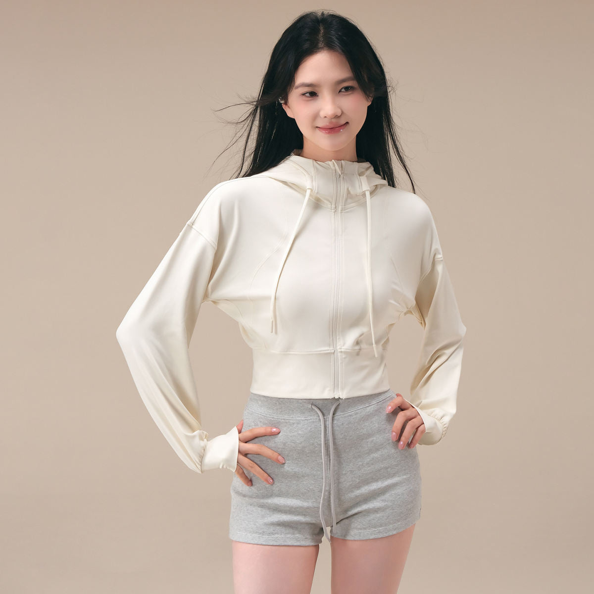 Hooded Yoga Clothing Top Women's Autumn New