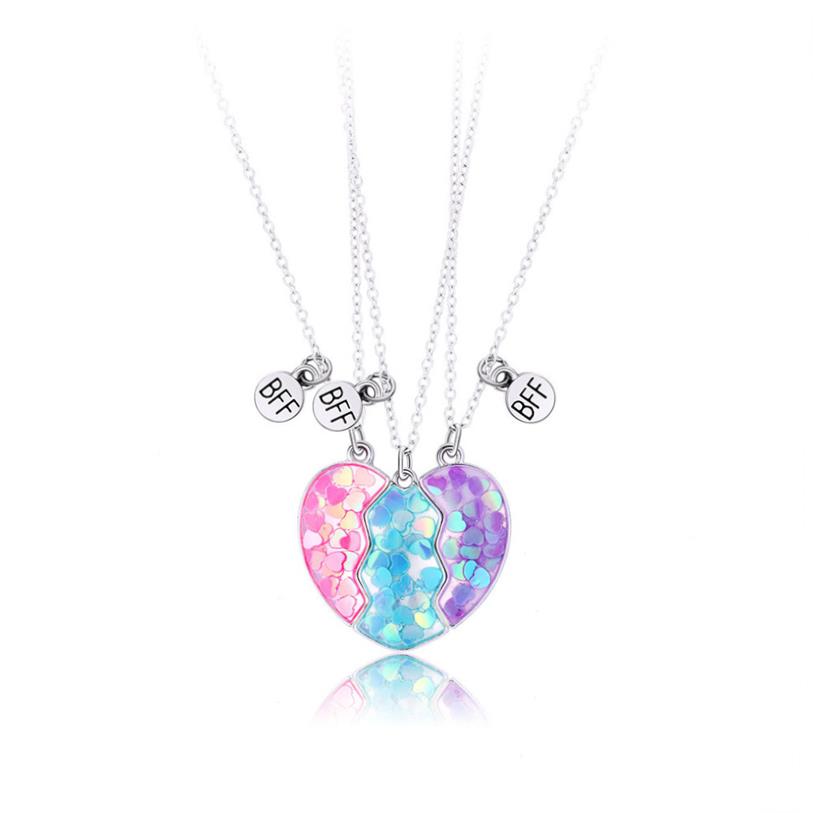 Simple Heart-shaped Pendant For Sisters And Best Friends