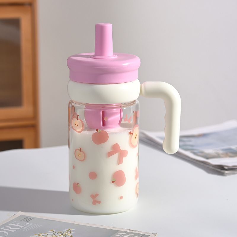 New Large-capacity Straw Cup With A Handle