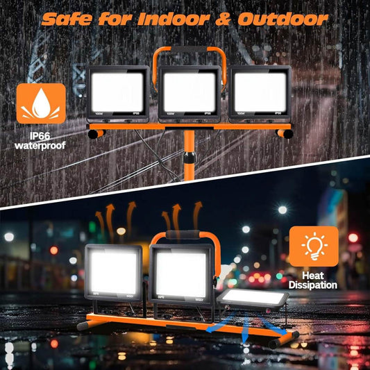 Mobile Portable LED Work Light Waterproof