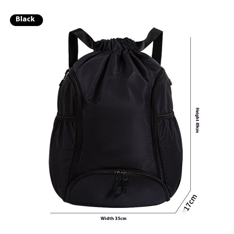 Large Capacity Sports Backpack Multifunctional Training Fitness Drawstring Bag