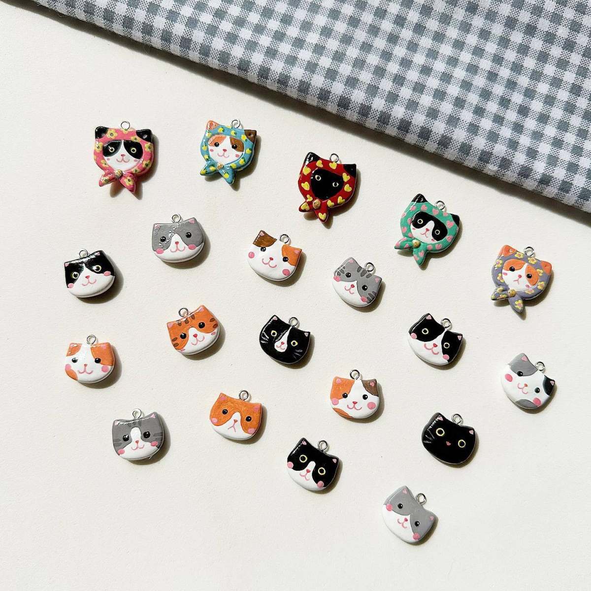 Stainless Steel Kitten Pendant Accessory