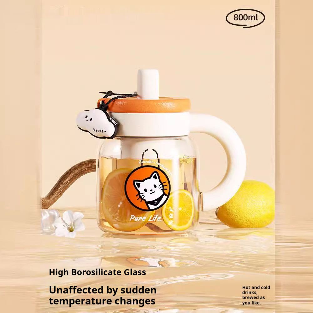 Creation Collection Large-capacity Glass Cup Stylish And Good-looking For Women