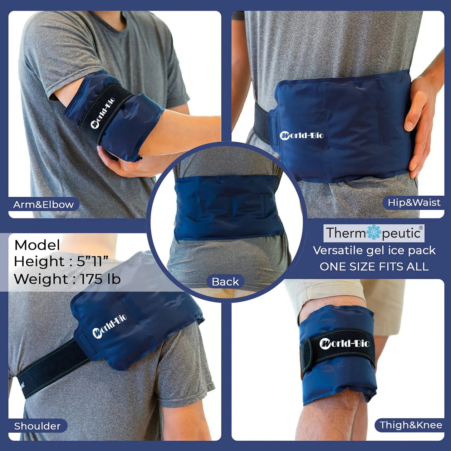 Ice-pack Protective Gear For Multiple Body Parts