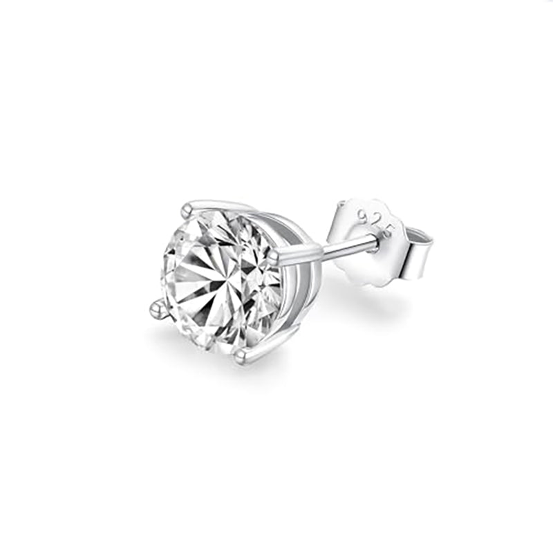 Moissanite Stud Earrings For Women 14k Gold Plated And 925 Sterling Silver Plated Earrings 1,2,3ct Moissanite Earrings Jewelry Gifts For Women Men