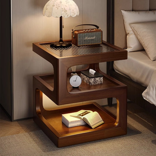 Simple Modern Home Bedroom Storage Cabinet Small Bedside Shelf