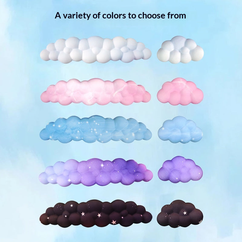 Cross-border Cloud's Popular Gradient Color Mechanical Keyboard Wrist Rest And Wrist Support For Office Desktops, Non-slip Keyboard Wrist Rest