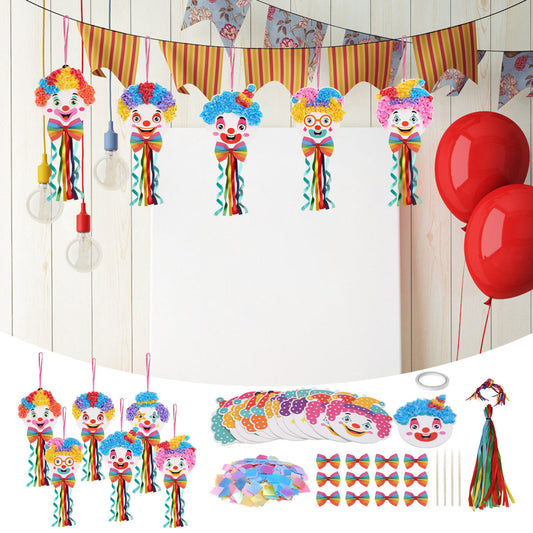 Poke Art Craft Kit - Complete Set With EVA Elements, Ribbons, And Tools For Creative Parties - Party Supplies Set