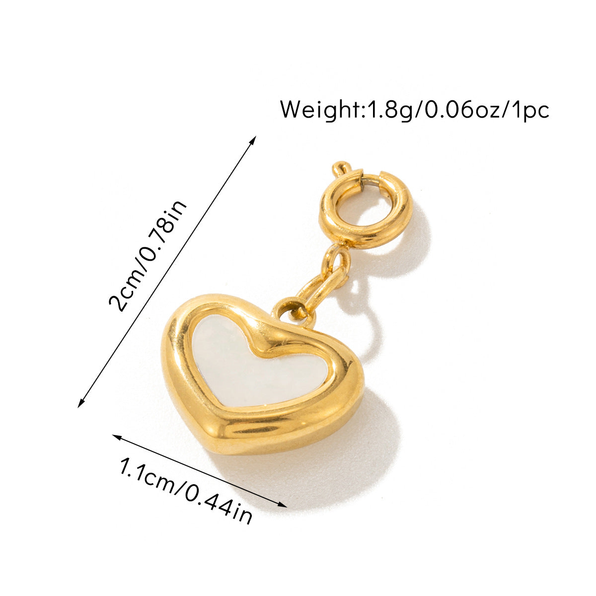 Gold-plated Accessories Traditional-style Pendants DIY Jewelry Handmade Components With Bead-setting Holes