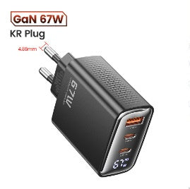 Xingrui Series Digital Display Super-Fast Charging Black Charger