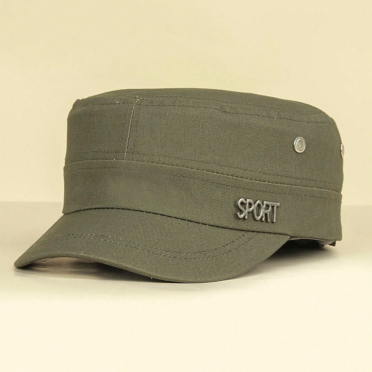 Men's And Women's All-color Iron-buttoned Baseball Cap With Flat Top. Fashionable And Casual. Suitable For Outdoor Outings, Mountain Climbing And Daily Commuting.