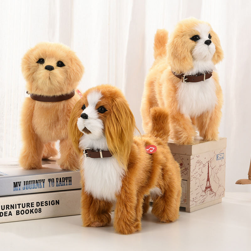 Simulation Dog That Walks Barks Wags Its Tail And Plays Musicelectric Plush Toy Dog Electronic Pet Dog With Motion-sensing Capabilities