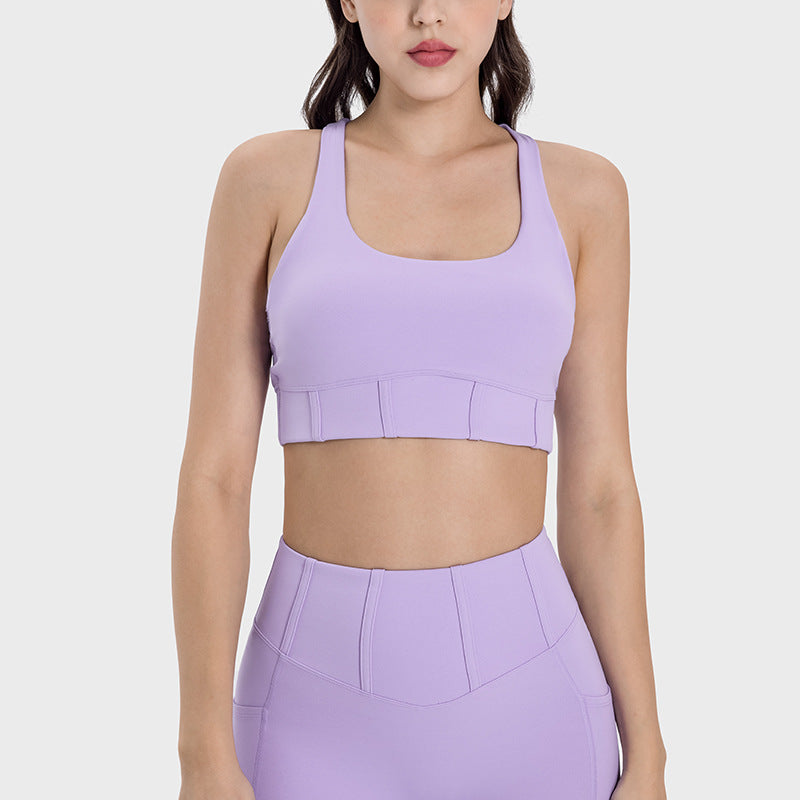 High Strength Shockproof Push-up Beauty Back Exercise Bra Women