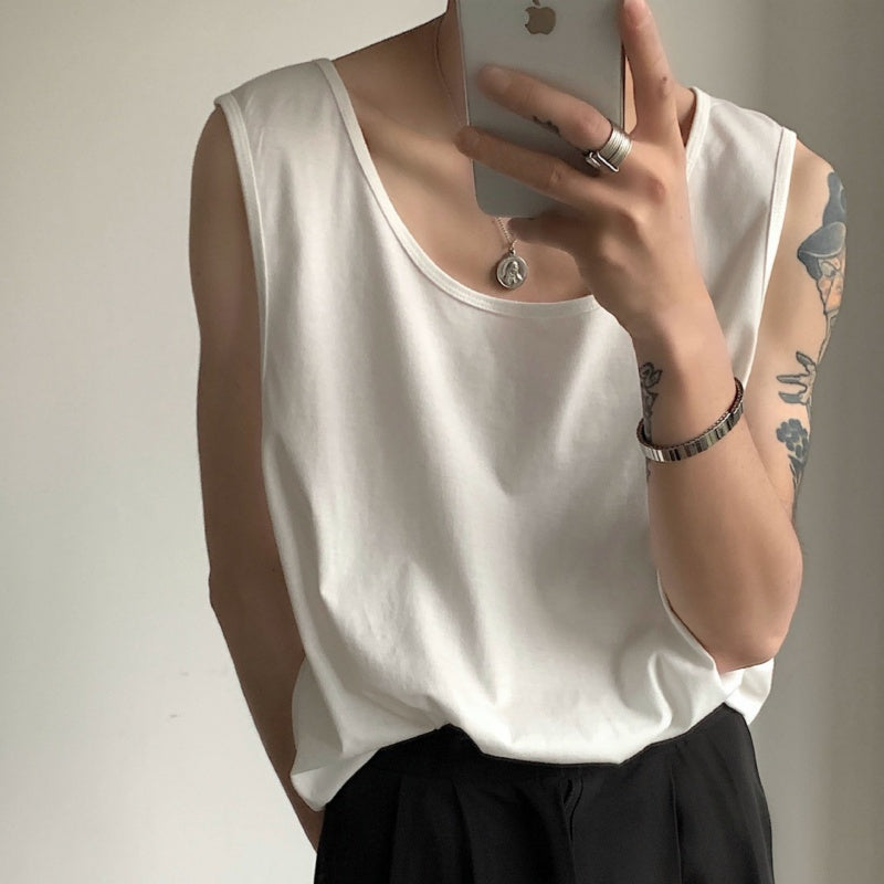 Sleeveless Vest Casual Versatile Cover-up Fitness