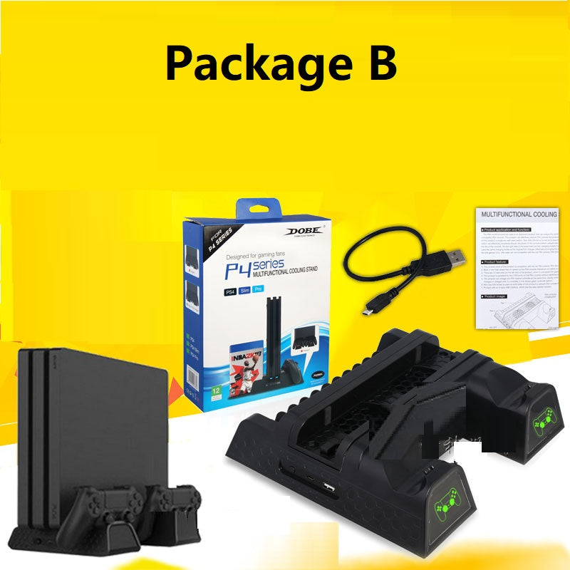 PS4 Slim Pro Bracket Fan Base Handle Seat Charge Cooling Fan Disc Holder