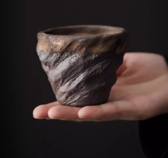 Japanese-style Stoneware Handmade Tea Cup Hosts