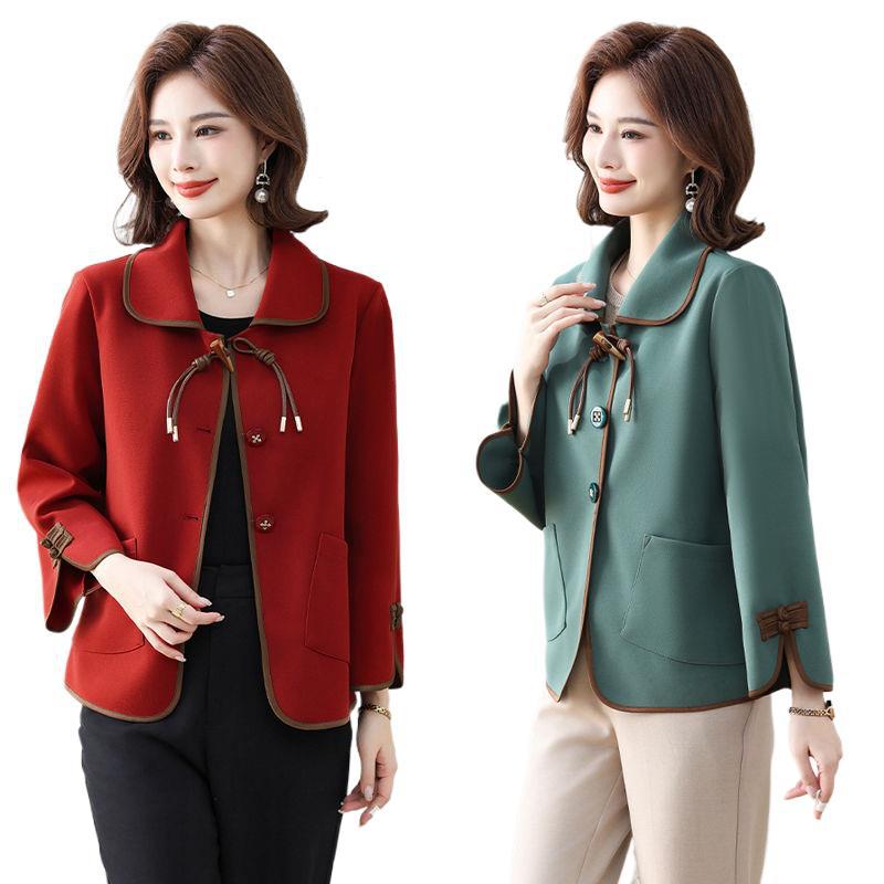 New Chinese-style Traditional Top Dragon Year Red Fashionable