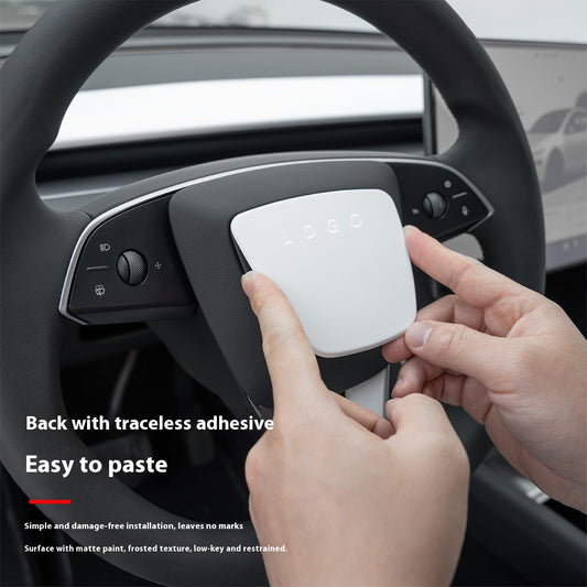 Steering Wheel Patch Decorative Protective Shell White Interior Renewal Accessories