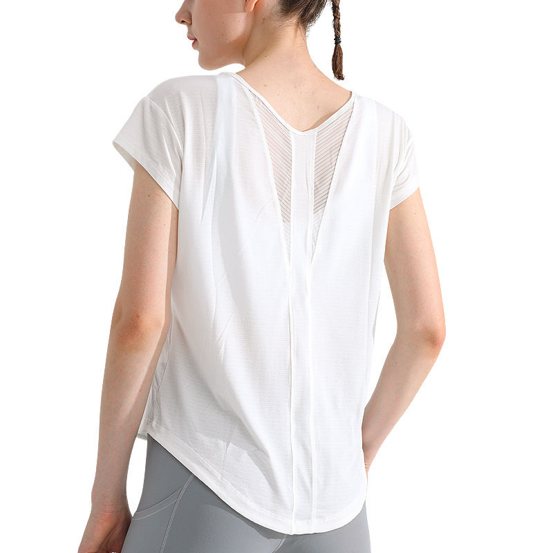 Womens Quick-Dry Sports T-Shirt Yoga Apparel