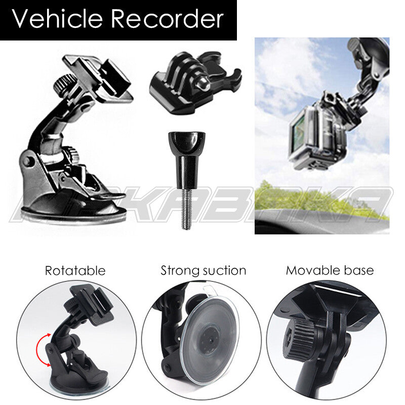 328 Go Pro Accessories Set Kit For G Opro Hero10 9 8 7 6 Monopod Head Chest Strap