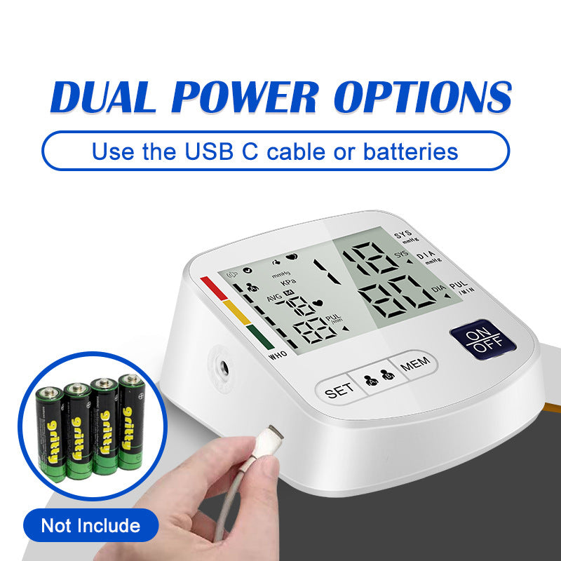 Blood Pressure Monitor, Blood Pressure Machine With BP Cuff, Smart Automatic Blood Pressure Monitor, Upper Arm Blood Pressure Machine, Hypertension Machine For Home Use