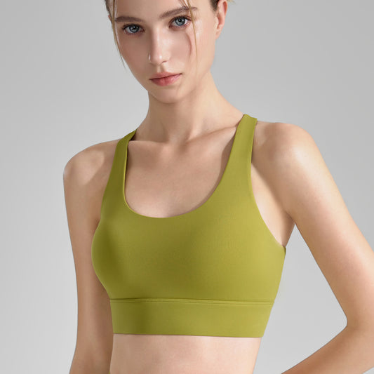 Women's U-neck Tie-up Thickened Yoga Butterfly Fitness Vest