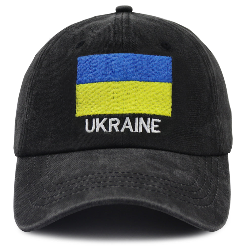 2pcs Ukraine Hats For Men Women, Ukrainian Flag Baseball Cap, Fathers Day Patriotic Christmas Birthday Gifts For Dad Mom Papa Mama Grandpa Husband Wife