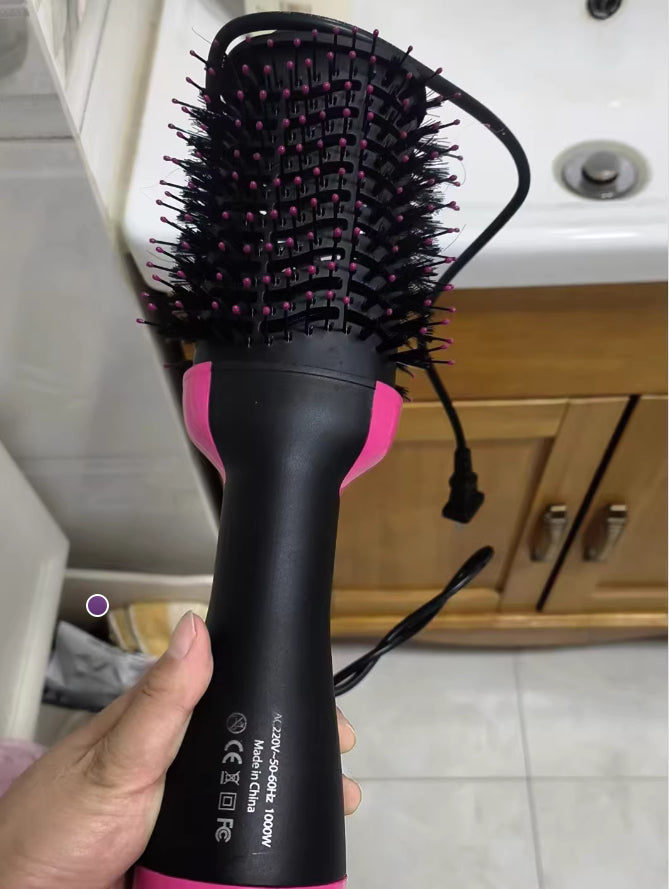 Rubber-coated Automatic Curling And Straightening Dual-function Hair Straightener