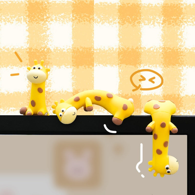 New Office Computer Decorations Eye-Catching Giraffe